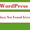 How To Solve Blog token not found Error In WordPress
