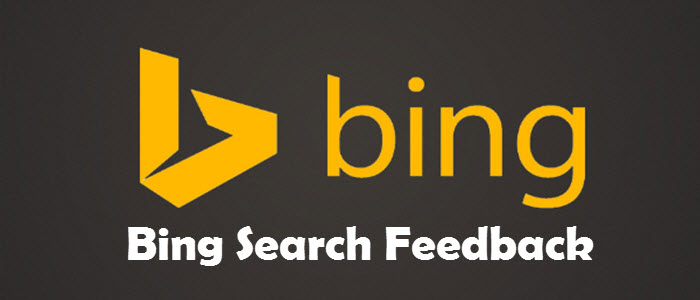 Bing Search Feedback