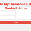 how to Disable MyThemeshop Default Contact Form