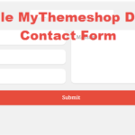 how to Disable MyThemeshop Default Contact Form